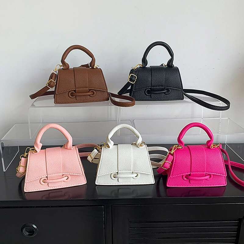 Retro Fashion Women's Girls Can Love Multifunctional Designer PU Leather Handbag Crossbody Bag