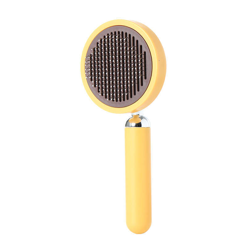 Cat brush, Cat Brush for Long or Short Haired Cats, Remove Loose Fur and Mats, Rounded Pins Reduces Painful Pulling, Not for Tangle and Curly Fur