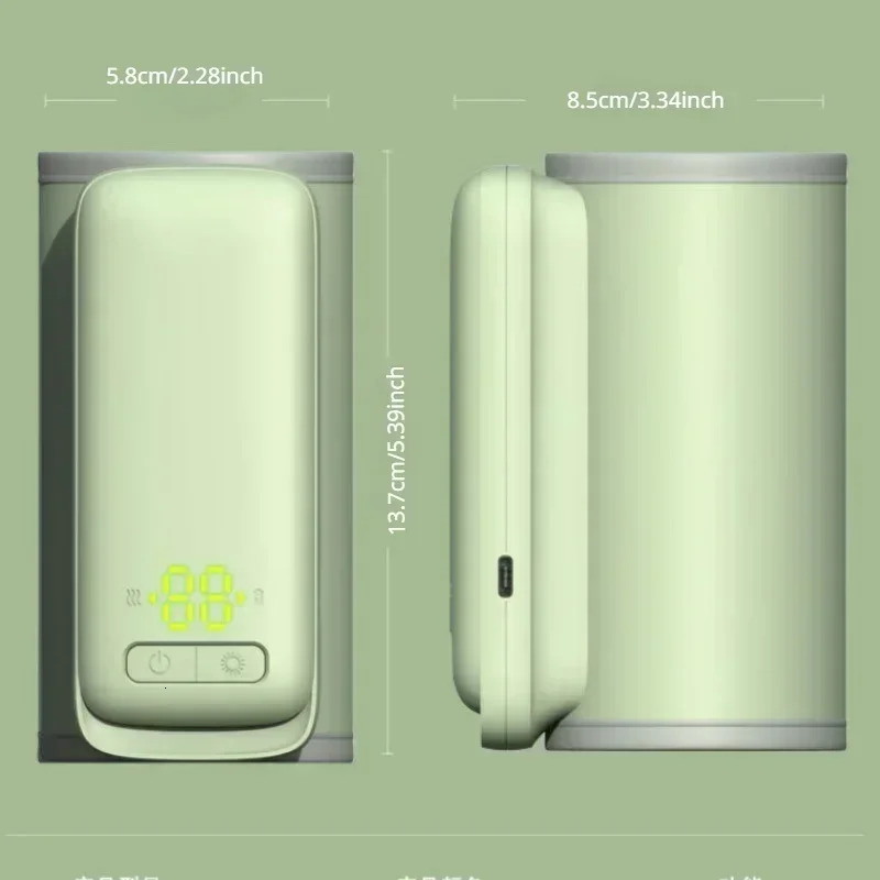 Rechargeable Bottle Warmer Milk Water Insulated Bag Baby Nursing Heater Safe Kids Infant ForTravel Accessories 250117