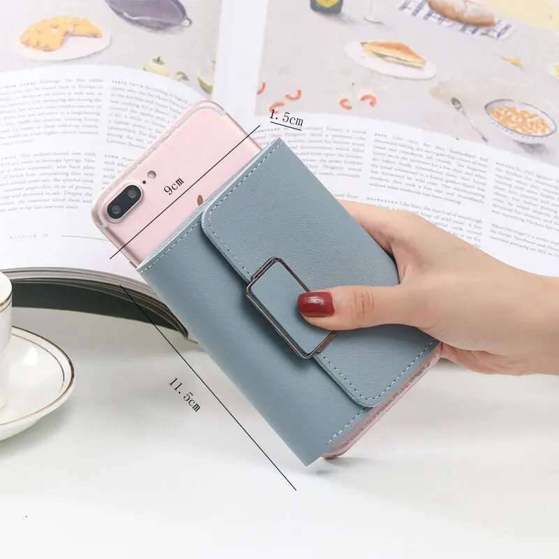2025 Short Women Free Name Customized New Fashion Cute Female Wallets High Quality PU Leather Card Holder Women's Purse