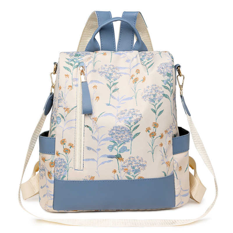 New Anti theft Backpack Fashion Korean Handheld Womens Backpack Large Capacity Casual Commuter Womens Bag