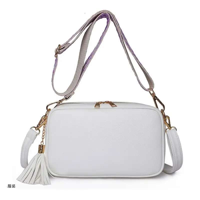 D0ud European And American Tassel Women's Ethnic Shoulder Strap Phone Wallet Leather Crossbody Bag
