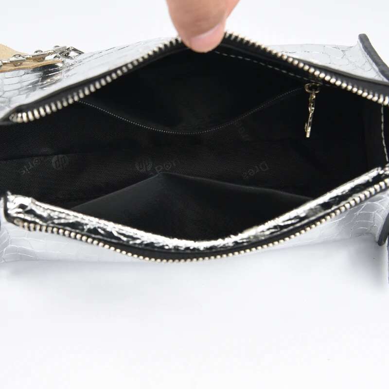 Crocod Pattern Patent Leather Shoulder Crossbody Bags For Women's Designer Woman Handbags Female Messenger Tote Sac