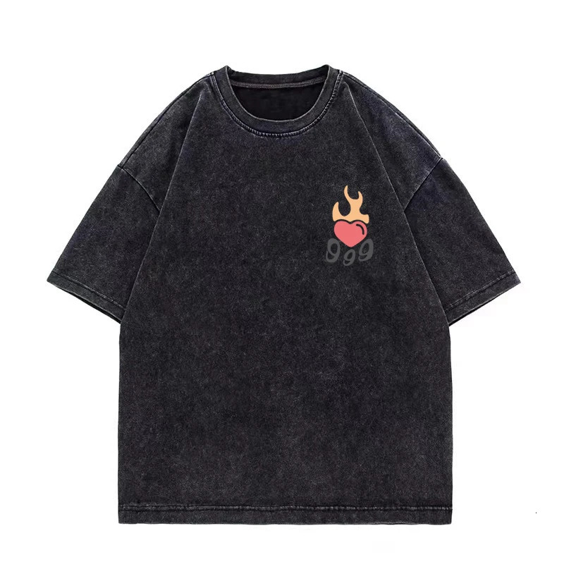 Arrive Summer Juice World Candle T Shirt Men Women Angel Number 999 Print T-shirts Loose Fit Drop-shoulder Sleeve Tops 250115