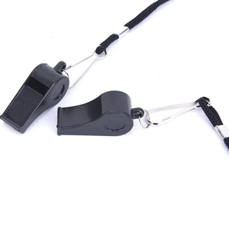 2pcs Professional Whistle For Sports Football Basketball Referee Training Outdoor Survival With Lanyard 250107