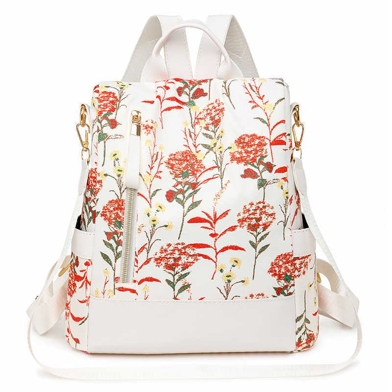 New Anti theft Backpack Fashion Korean Handheld Womens Backpack Large Capacity Casual Commuter Womens Bag