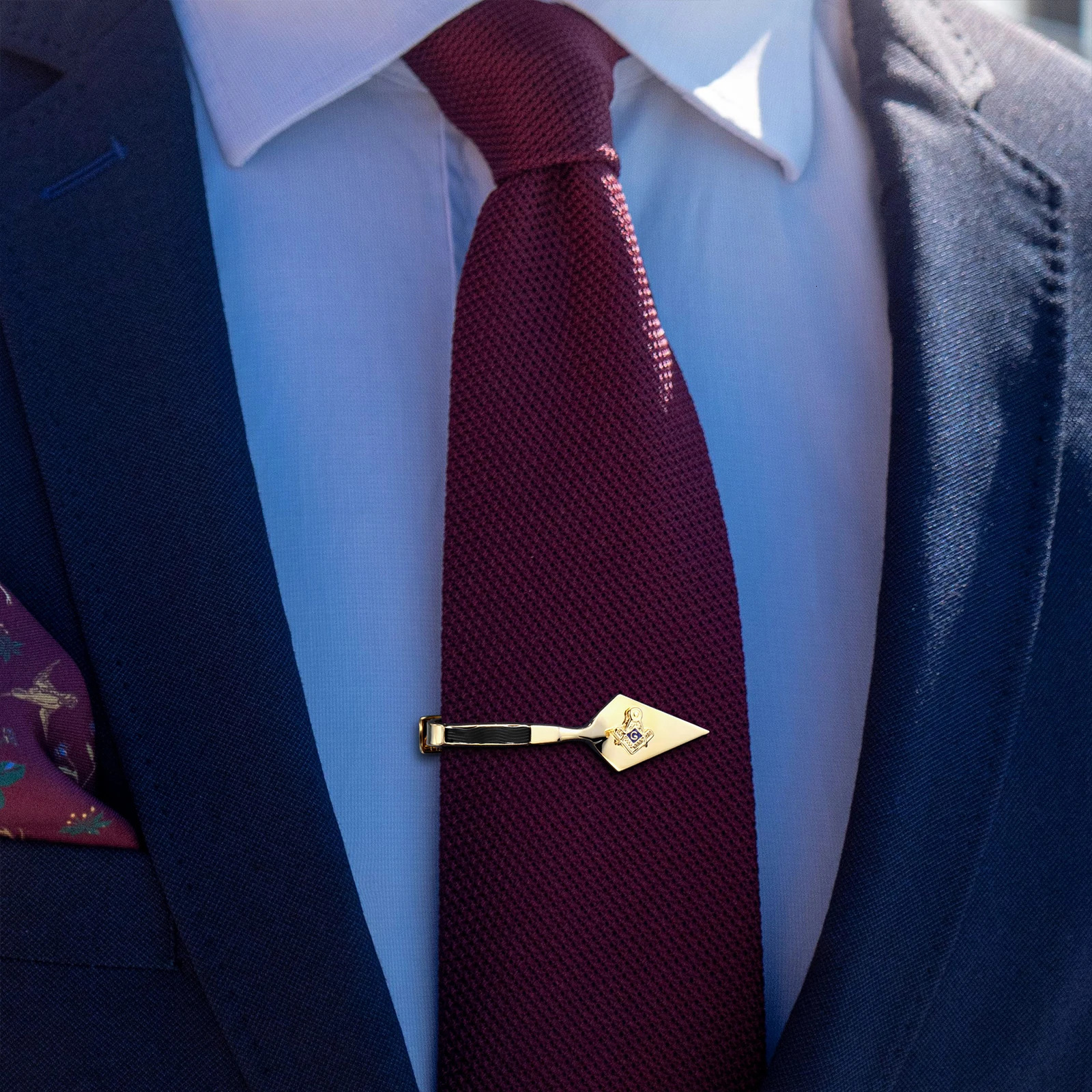 Freemason mens tie clip or cufflinks gift box packaging mens tie clip jewelry or accessories Freemason mens gifts. 250110