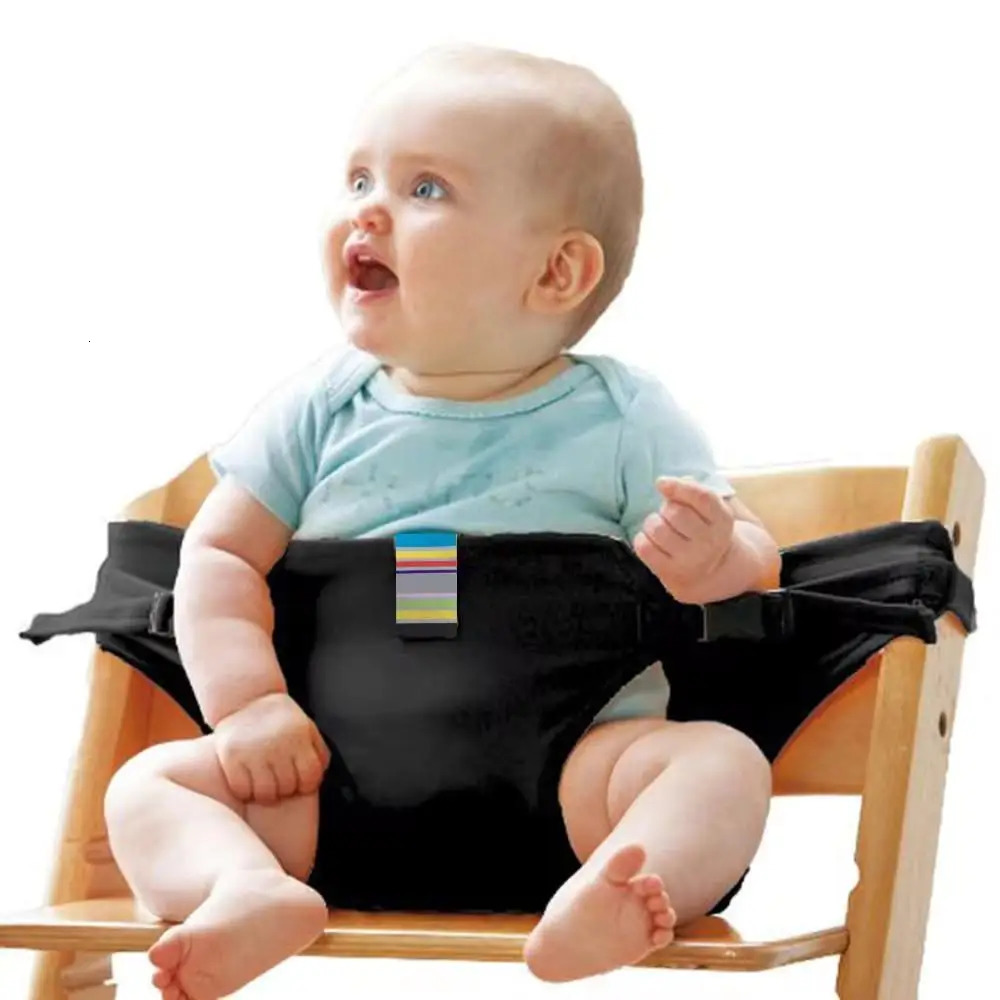 Baby Seat Fixed Belt Infant Dining Portable Child Chair Safety Universal Restaurant High 250114