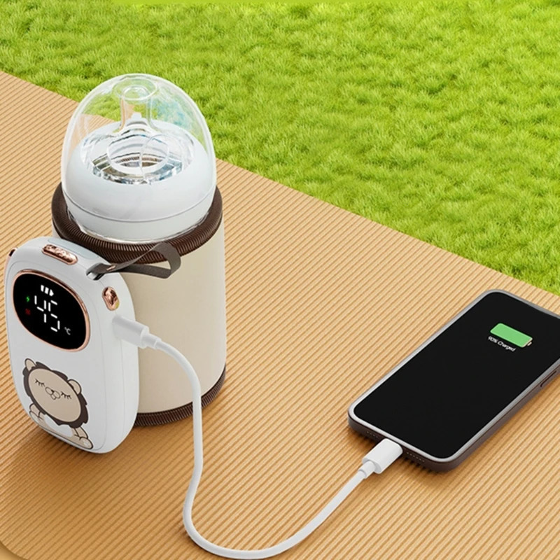 Portable Bottle Warmer Bag Wireless USB Charged Heating Kits for Baby Milk Long Lasting Insulation Heater 250117