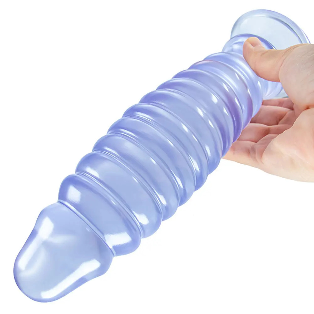 Anal Plug Sex Shop Big Butt Plug with Powerful Sucker Female Masturbation Tool Anal Toy SM for Woman Man Couple Adult Sex Toys 250108