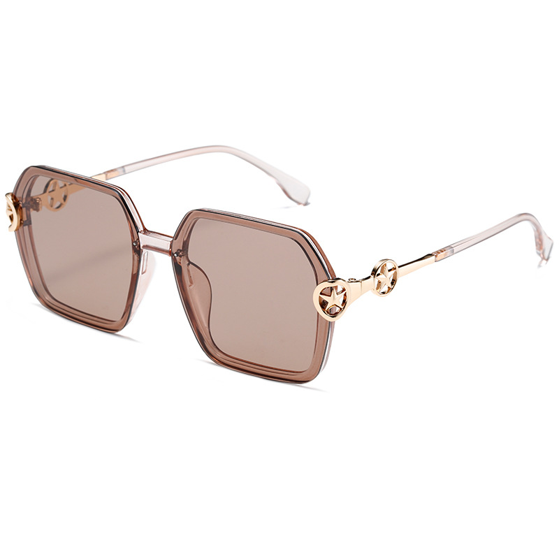 New fashion sunglasses Square frame glasses Men's and women's fashion sunglasses wholesale 2007