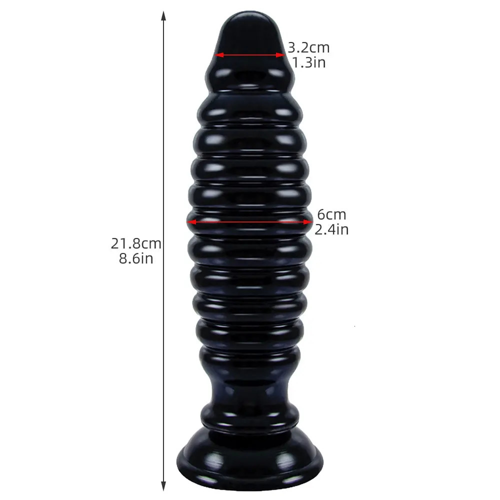 Anal Plug Sex Shop Big Butt Plug with Powerful Sucker Female Masturbation Tool Anal Toy SM for Woman Man Couple Adult Sex Toys 250108