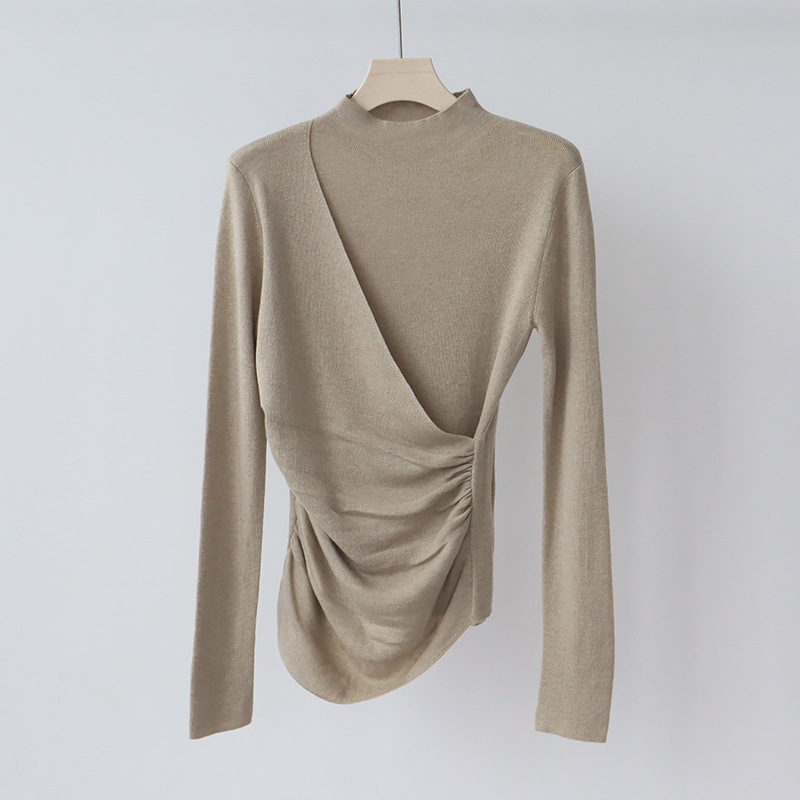 LOTX1 luxury hidden link 5A masrter quality Versatile Feminine Layering Piece: Lightweight Mixed Fabric Pullover Jacket Suitable for Multiple Outfits