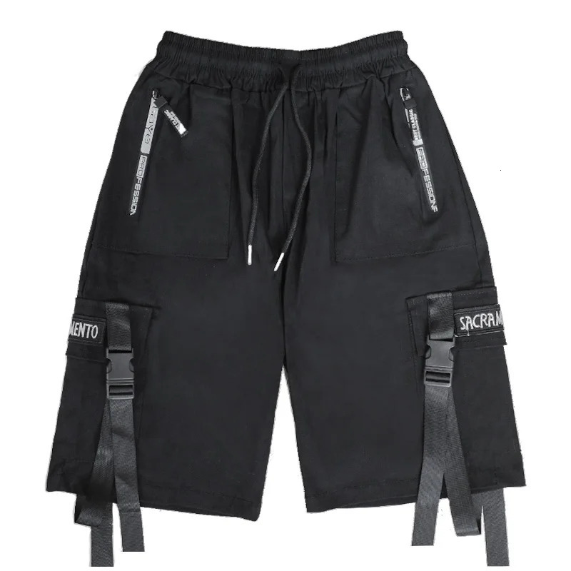 Summer Shorts Men Harajuku Streetwear Casual Mans Cargo Shorts Fashion Techwear Japanese Korea Hip Hop y2k Punk Male Clothing 250108