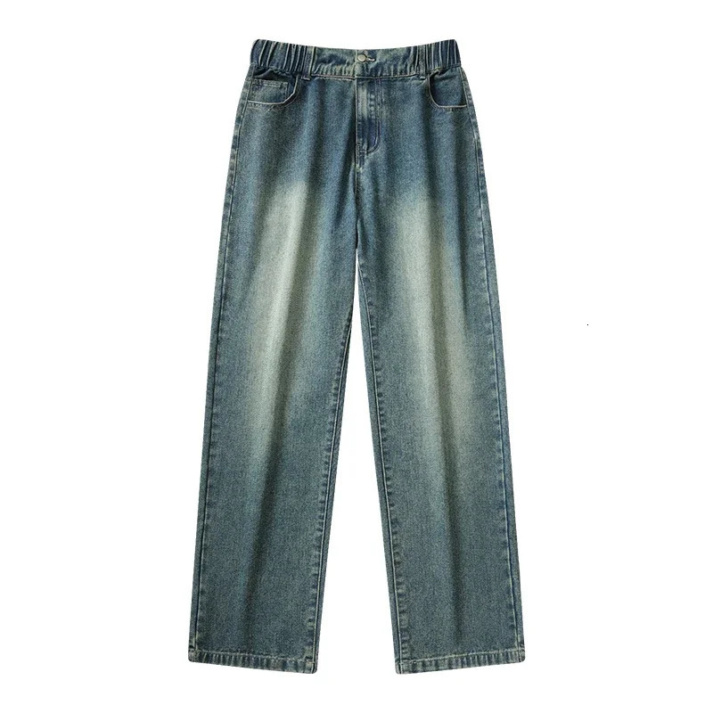 Tall Men Clothing Store Extra Long Length 115cm Jeans Straight Lengthen Trouser Male 190cm 195cm Young Slim Thin Leg People Pant 250116