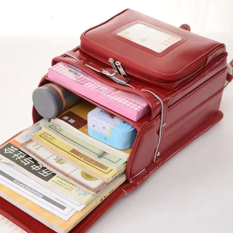 Japan Primary Backpack High Quality Orthopedic Schoolbag For Kids Boys Girls 100% Japanese Randoseru Children Student Satchel