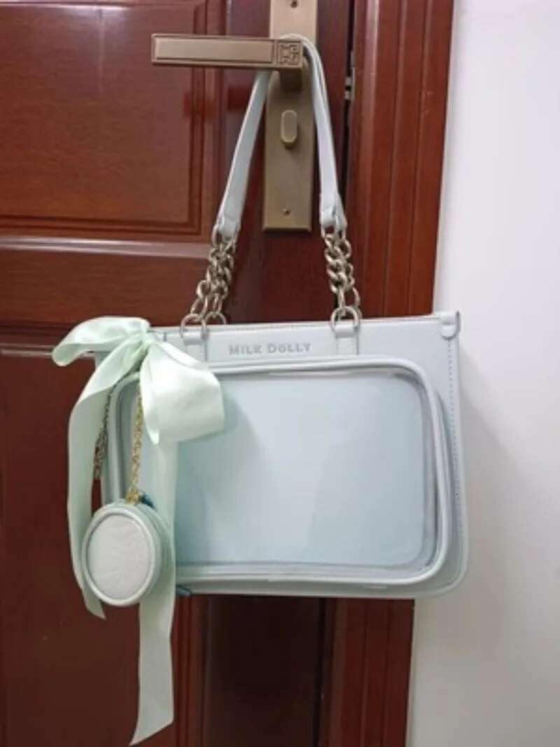 Ita Popular Trendy Display Tote For Girls High-Capacity Elegant Underarm Bag 2025 New Transparent Shoulder Bags Bolsas