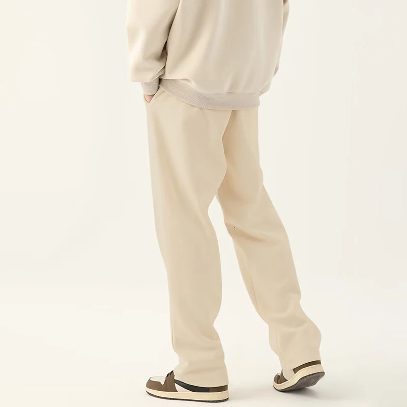 Mens Graphic Drawstring Waist Sweatpants Regular Fit Casual Pocket Straight Leg Pants for Daily Wear Bottoms Season 250110