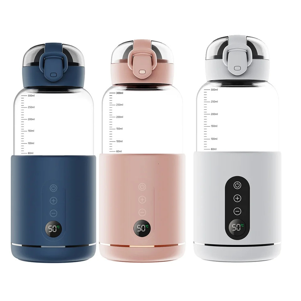 Portable 300ml Capacity Water Warmer for Baby Formula Precise Temperature Control Wireless Instant Car Travel 250117