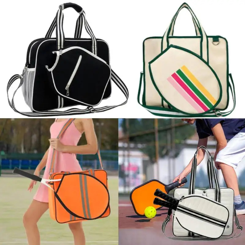 Tennis Bag Tennis Racket Bag Racket Duffel with Detachable Shoulder Strap Storage Fitness Sport Badminton Bag Tennis Tote 250117