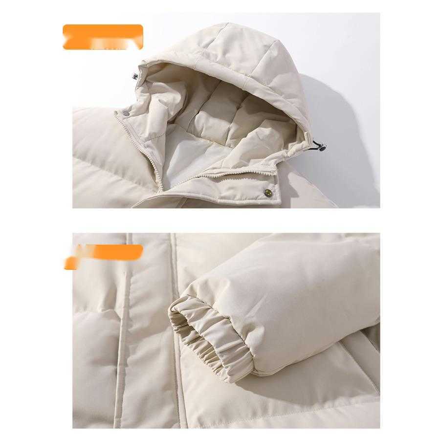 Mens Cotton Jacket Autumn and Winter Hooded Warm Cotton Jacket Thick Coat Down Cotton Jacket Women Jackets Coat Woman Fur 241209