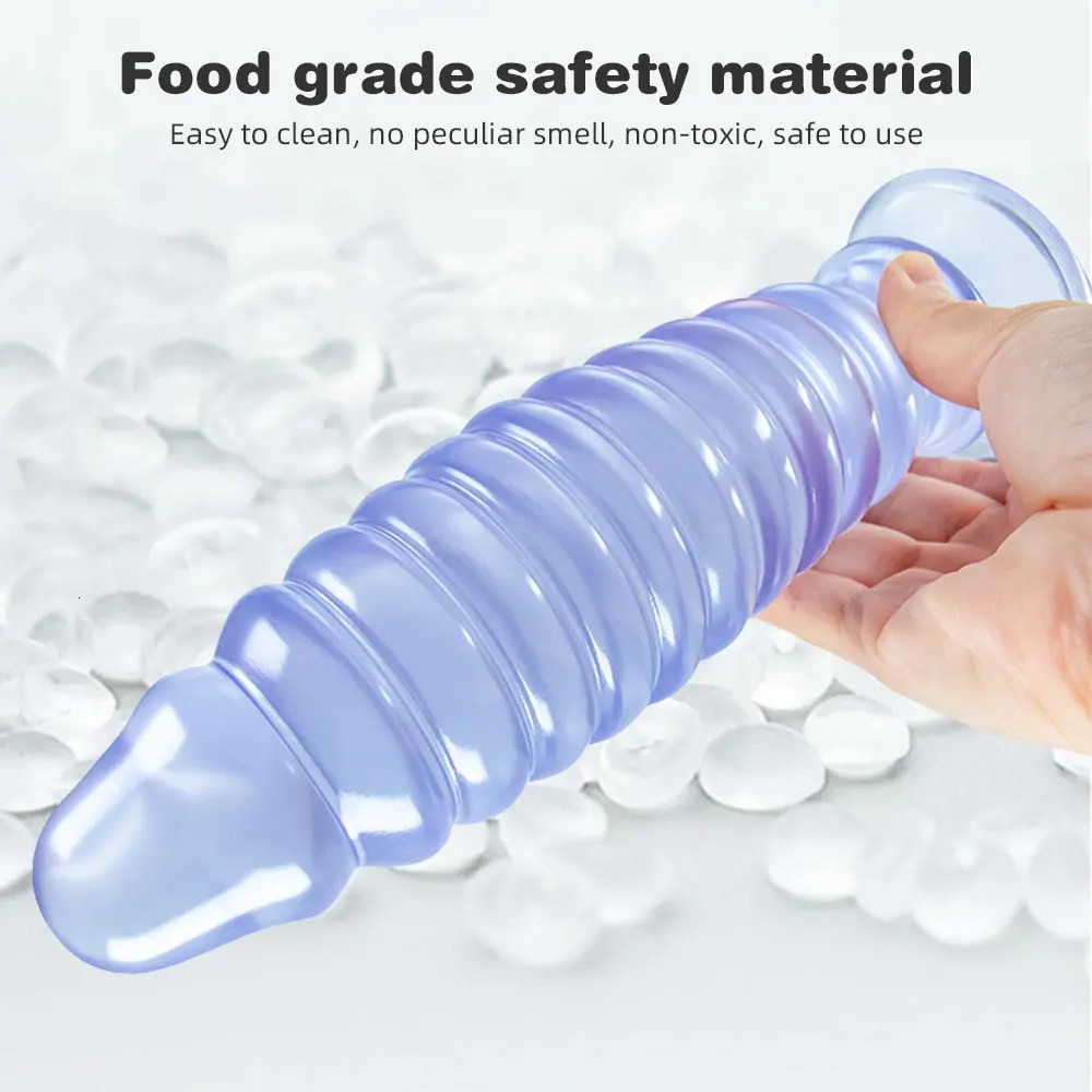 Anal Plug Sex Shop Big Butt Plug with Powerful Sucker Female Masturbation Tool Anal Toy SM for Woman Man Couple Adult Sex Toys 250108