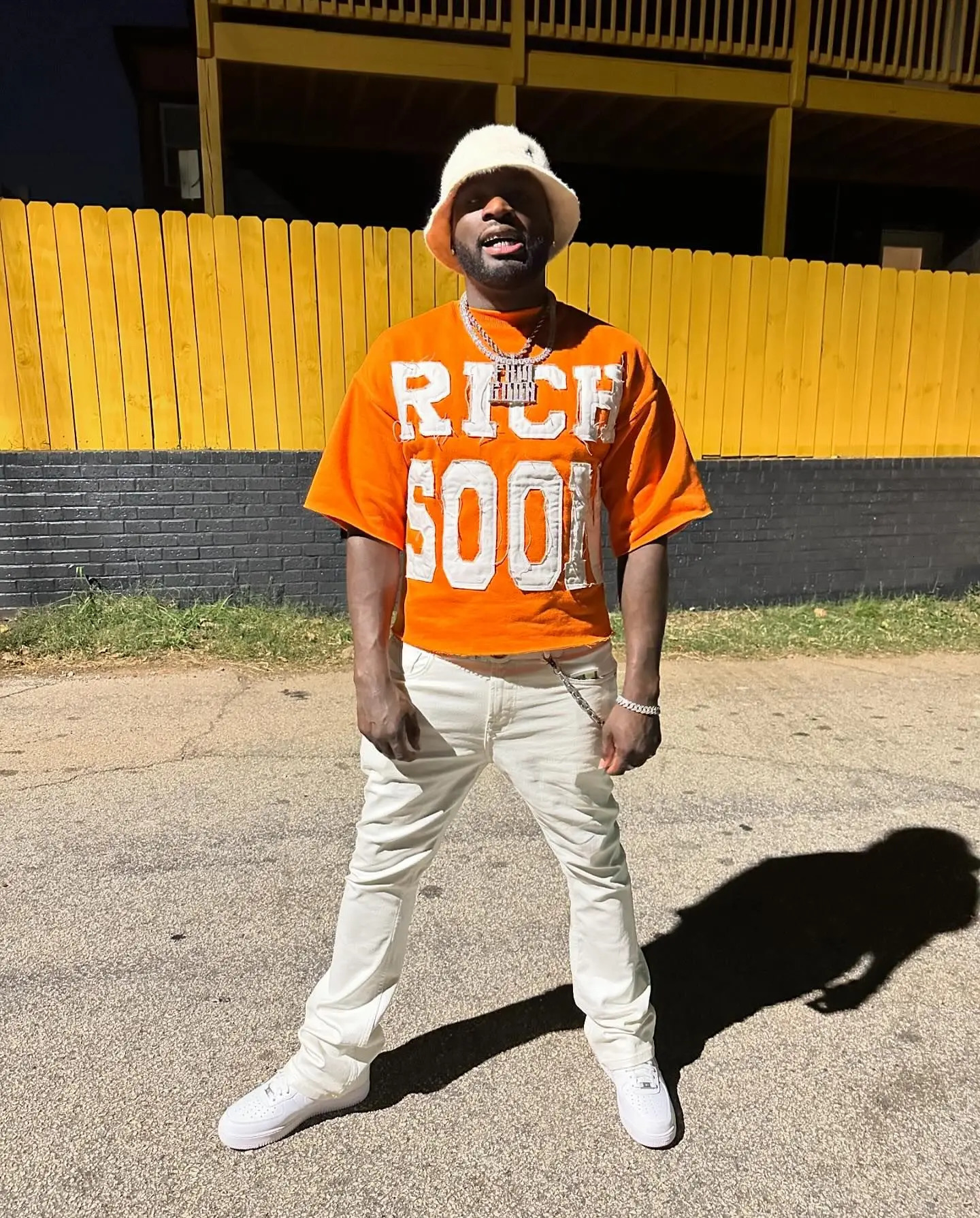 American Orange Rich Soon patch graphic t shirts graphic y2k tops harajuku oversized gothic casual streetwear goth men clothes 250117