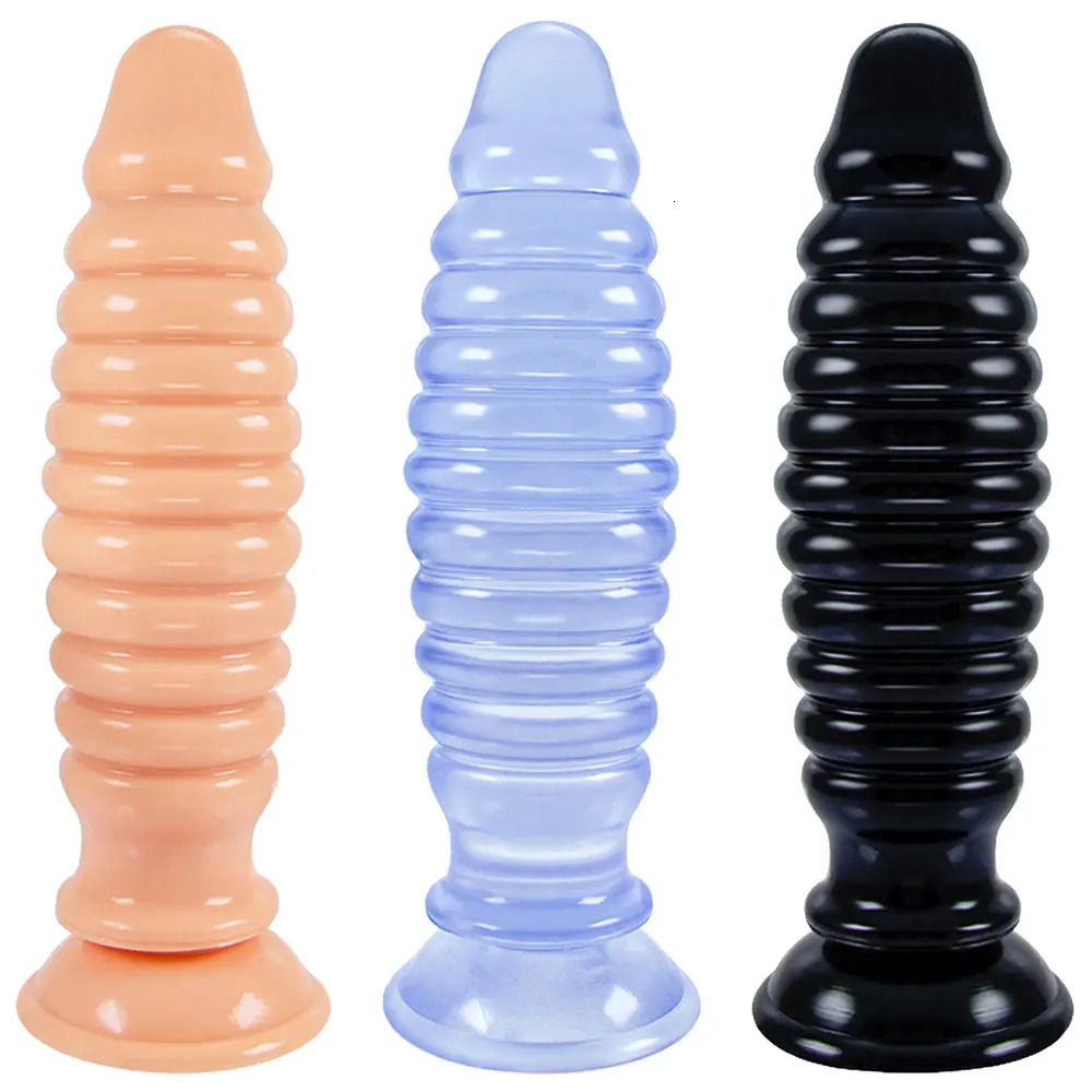 Anal Plug Sex Shop Big Butt Plug with Powerful Sucker Female Masturbation Tool Anal Toy SM for Woman Man Couple Adult Sex Toys 250108