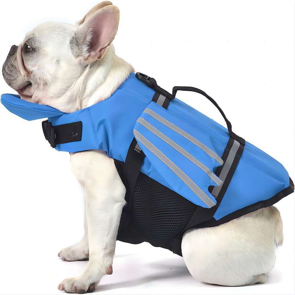 New Reflective Pet Life Jacket, Outdoor Dog Swimsuit with Angel Wings, Summer Dog Life Vest