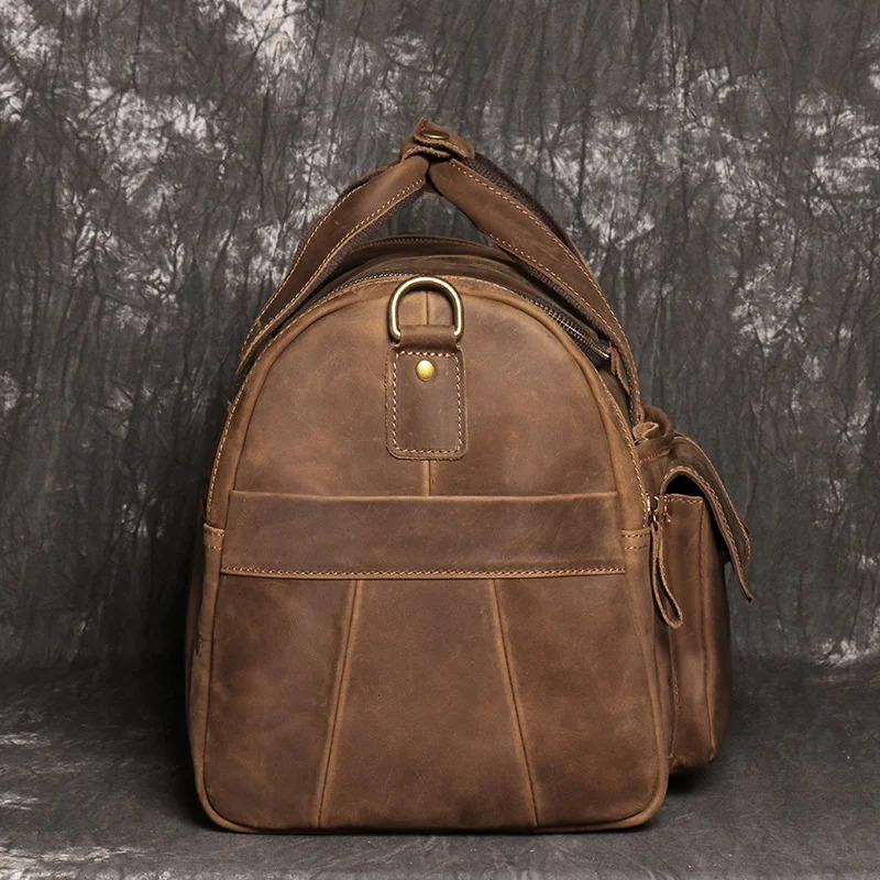 Home>Tags>Luokir Crazy Horse Leather Handbag>Genuine Leather Mens Shoulder Cross Bag 250109