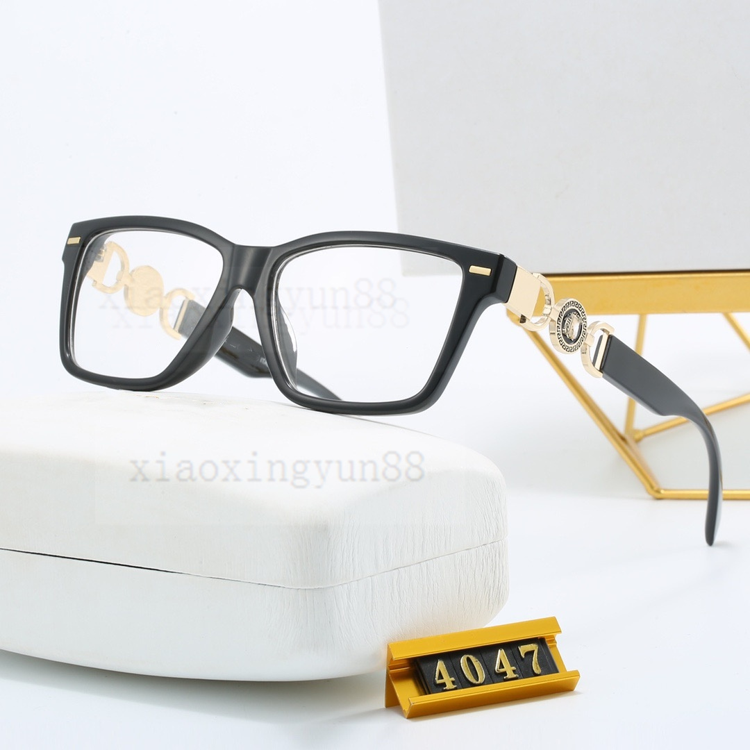 Designer Sunglasses For Women Mens Clear lens Glasses UV Protection Fashion Sunglass Letter Casual Retro Eyeglasses Metal Full Frame With Box