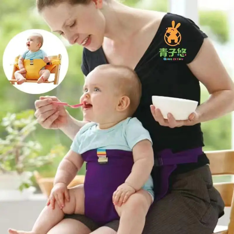 Baby Seat Fixed Belt Infant Dining Portable Child Chair Safety Universal Restaurant High 250114