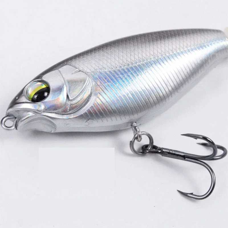 1PCS Topwater Fishing Lure 6g/10g Whopper Popper Wobbler Artificial Hard Bait Bass Plopper Soft Rotating Tail Fishing Tackle M250118