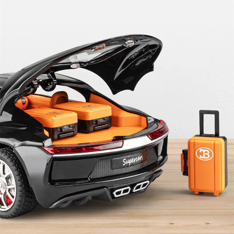 1 24 Bugatti Atlantic Alloy Sports Car Model Diecasts Metal Toy Vehicles Car Model Simulation Sound Light Collection Kids Gifts 250114