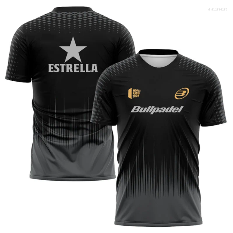 Men's T Shirts T-Shirt Loose Sports Tops Summer Quick Drying Badminton Padel High Quality Wicking Tennis Training Top
