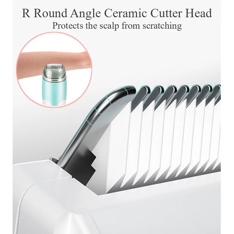 Mute Kids Hair Trimmer Automatic Gather Waterproof Baby Adult Hair Clipper Electric Hair Cutting Baby Care No Oil 250114