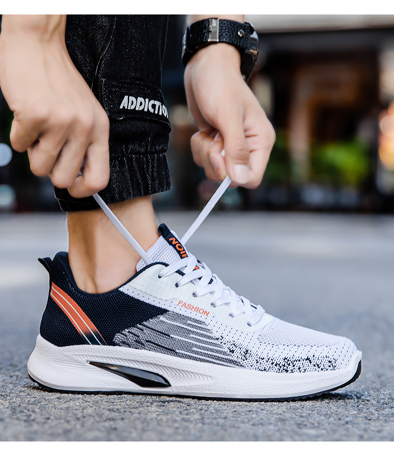 Men's fashion NEW sneakers new comfortable breathable running men's outdoor casual shoes