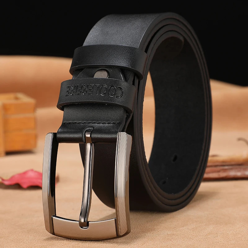 men high quality genuine leather belt belts cowskin fashion Strap male Jeans for man cowboy 250114