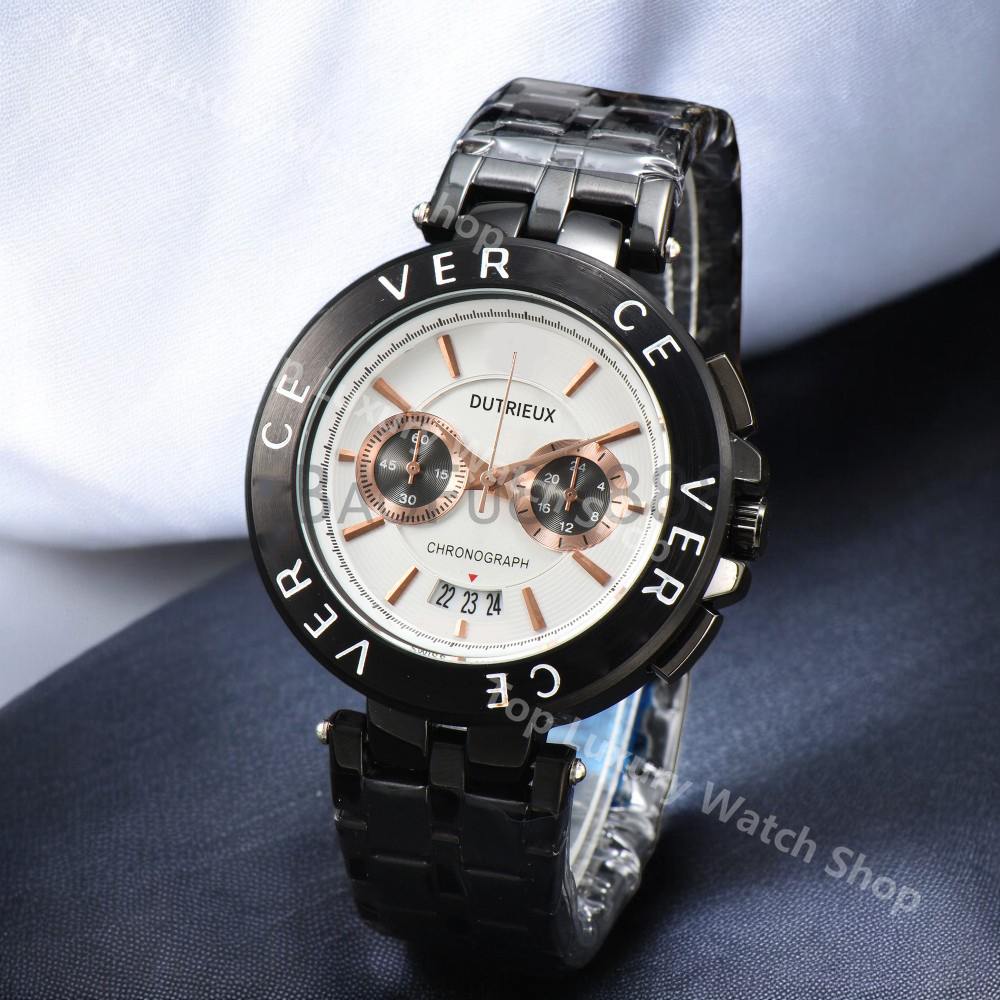 Luxury Men Watches Quartz Wristwatch for Men Hot Sale Automatic Date Daily Waterproof Multifunction Male Clocks for Super Gift Wholesale Steel Strap