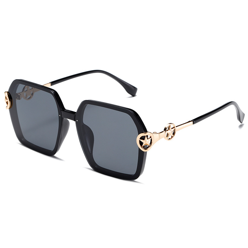 New fashion sunglasses Square frame glasses Men's and women's fashion sunglasses wholesale 2007