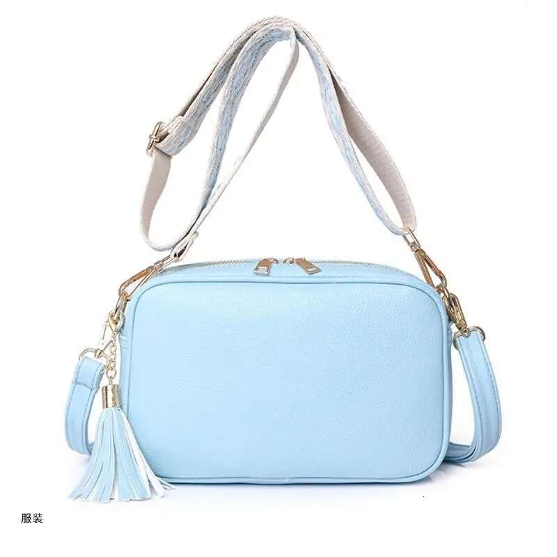 D0ud European And American Tassel Women's Ethnic Shoulder Strap Phone Wallet Leather Crossbody Bag
