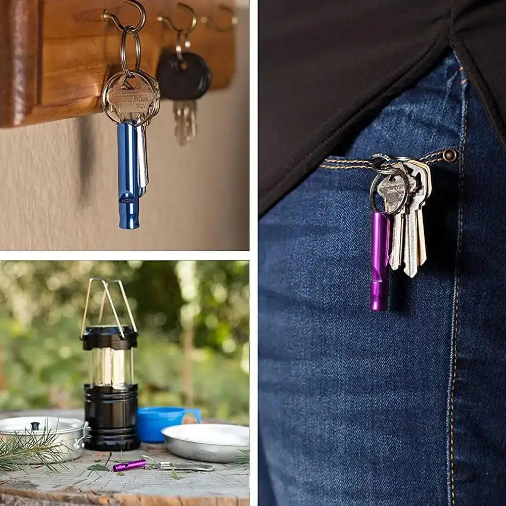 Outdoor Emergency Whistle Multifunction Survival Training Camping Hiking Sports Anti Lose Key 250107