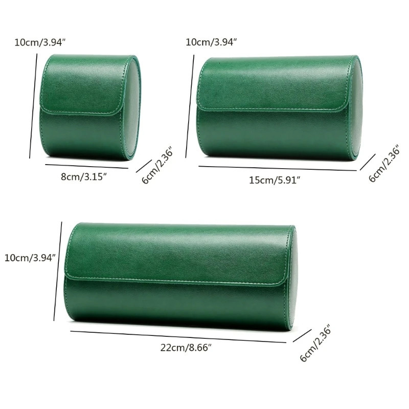 Watch Roll Travel Case for Storage Anti-Scratching 3Slot Watch Box 250117