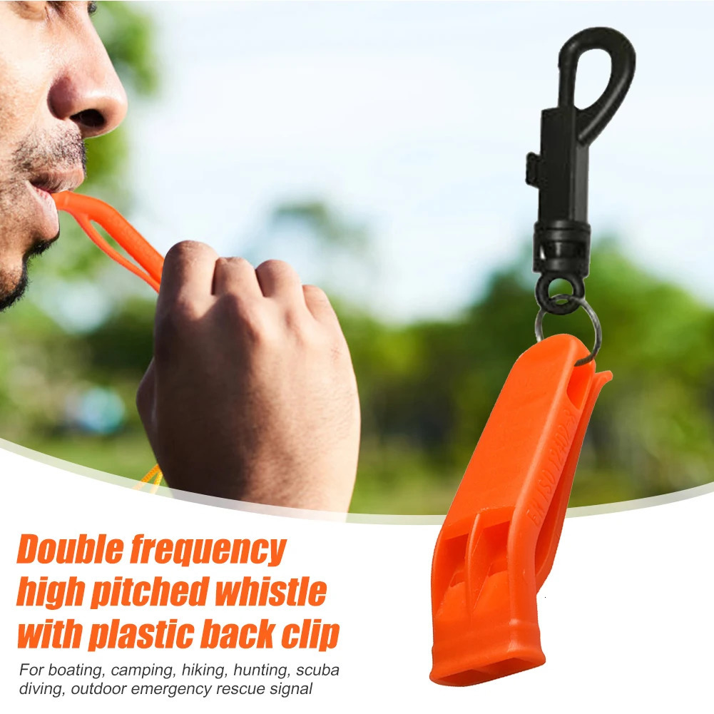 1510PCS Outdoor Survival Whistle Camping Hiking Rescue Emergency Diving Football Basketball Match 250107