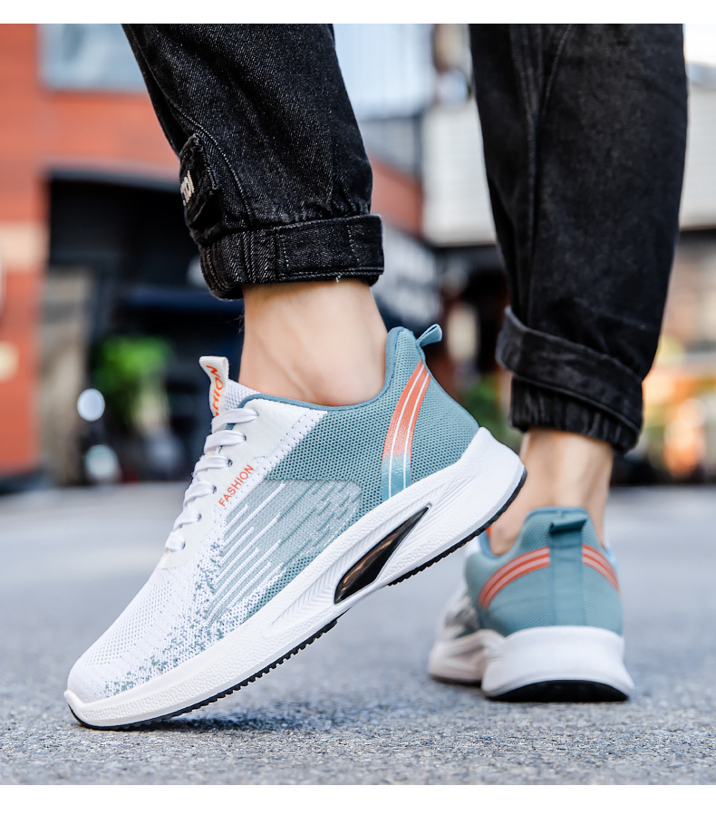 Men's fashion sneakers 2025 new comfortable breathable running shoes men's outdoor casual shoes