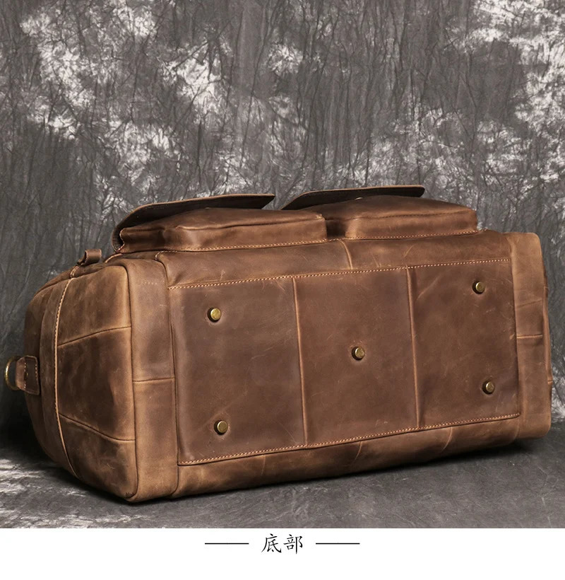 Home>Tags>Luokir Crazy Horse Leather Handbag>Genuine Leather Mens Shoulder Cross Bag 250109