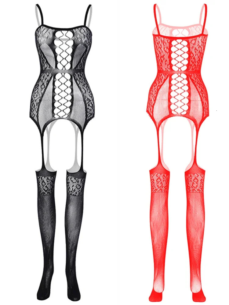 Erotic Gentlemen Sleepwear Fishing Net Full Body Stockings Adult Mens Sexy Tight Lingerie Clothes Male Jumpsuit Night Club Wear 250115