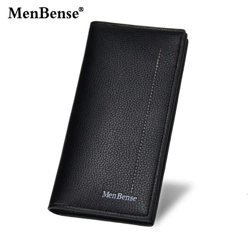 Genuine Card Holder Men Wallets Cowskin Long Purse Brand Soft Leather Slim Male Wallet