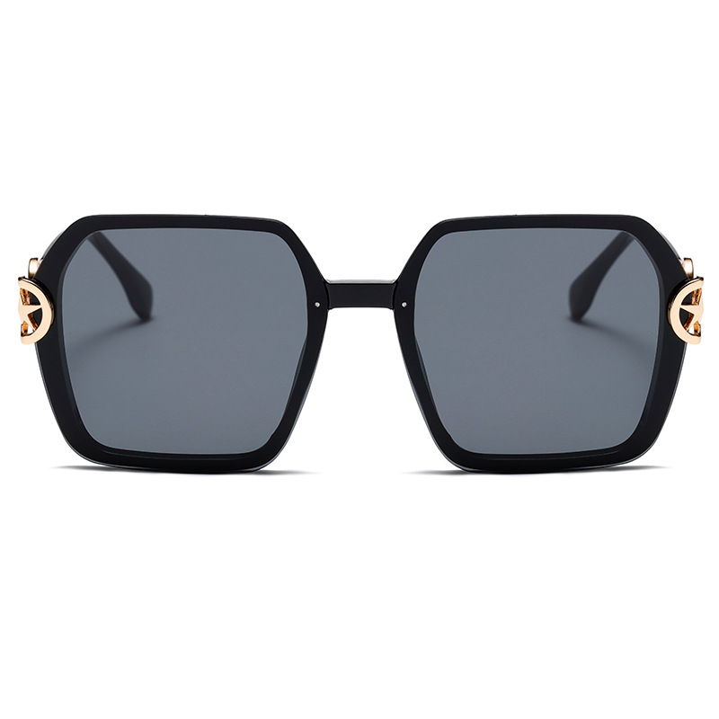 New fashion sunglasses Square frame glasses Men's and women's fashion sunglasses wholesale 2007