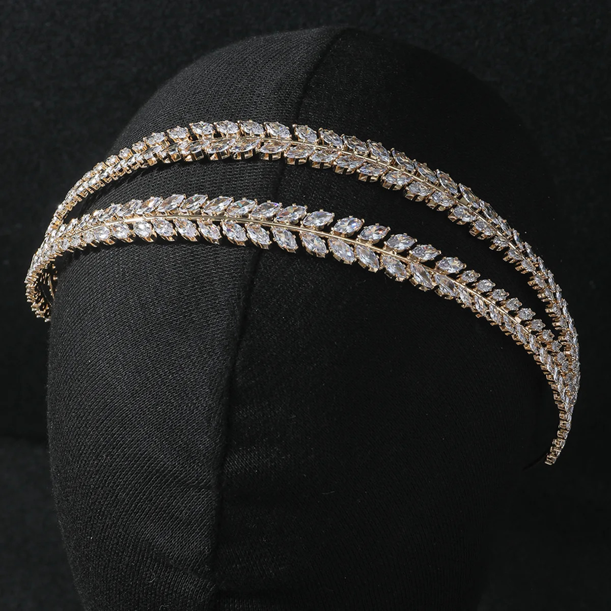 SLBRIDAL Sparking Ins Style Full Cubic Zircon Bridal Tiara Headband Wedding Queen Princess Party CZ Crown Women Hair Jewelry 250117
